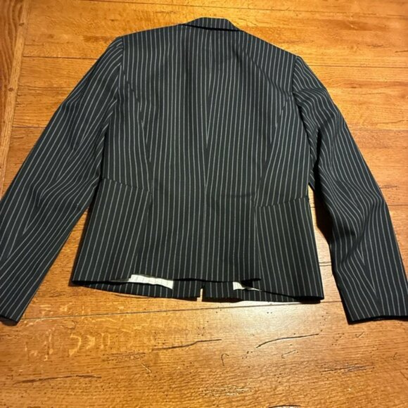 Kenar Black Pinstripe Blazer - Picture 4 of 4